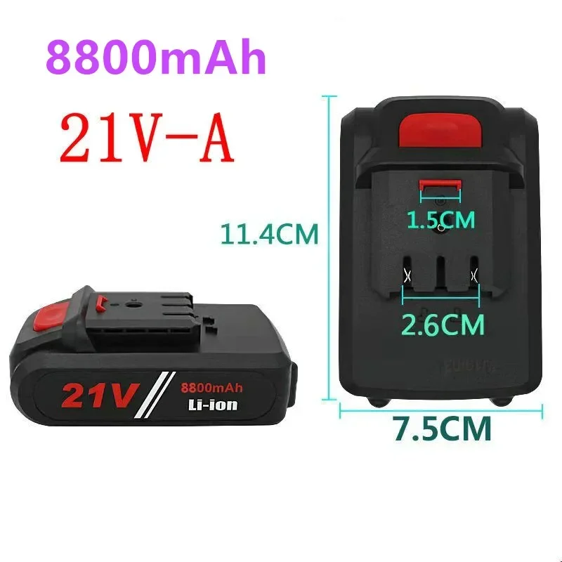 

New 21V 36V 9800mah electric tool general rechargeable lithium battery electric screw driver electric drill Li-ion batter