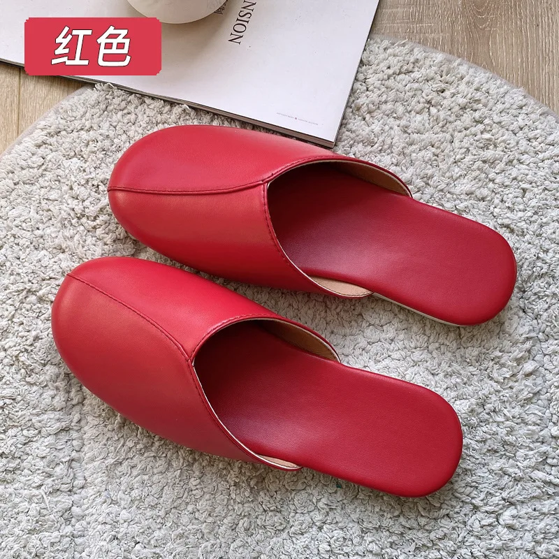2022 home slippers for women in the summer of wear portable hotel leather shoes XXP-120 
2022 home slippers for women in the summer of wear portable hotel leather shoes XXP-120