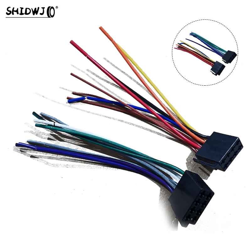 

Car Universal Adapters Wire Harness Adapter Female ISO Wiring Harness Car Radio Adaptor Connector Wire Plug Kit