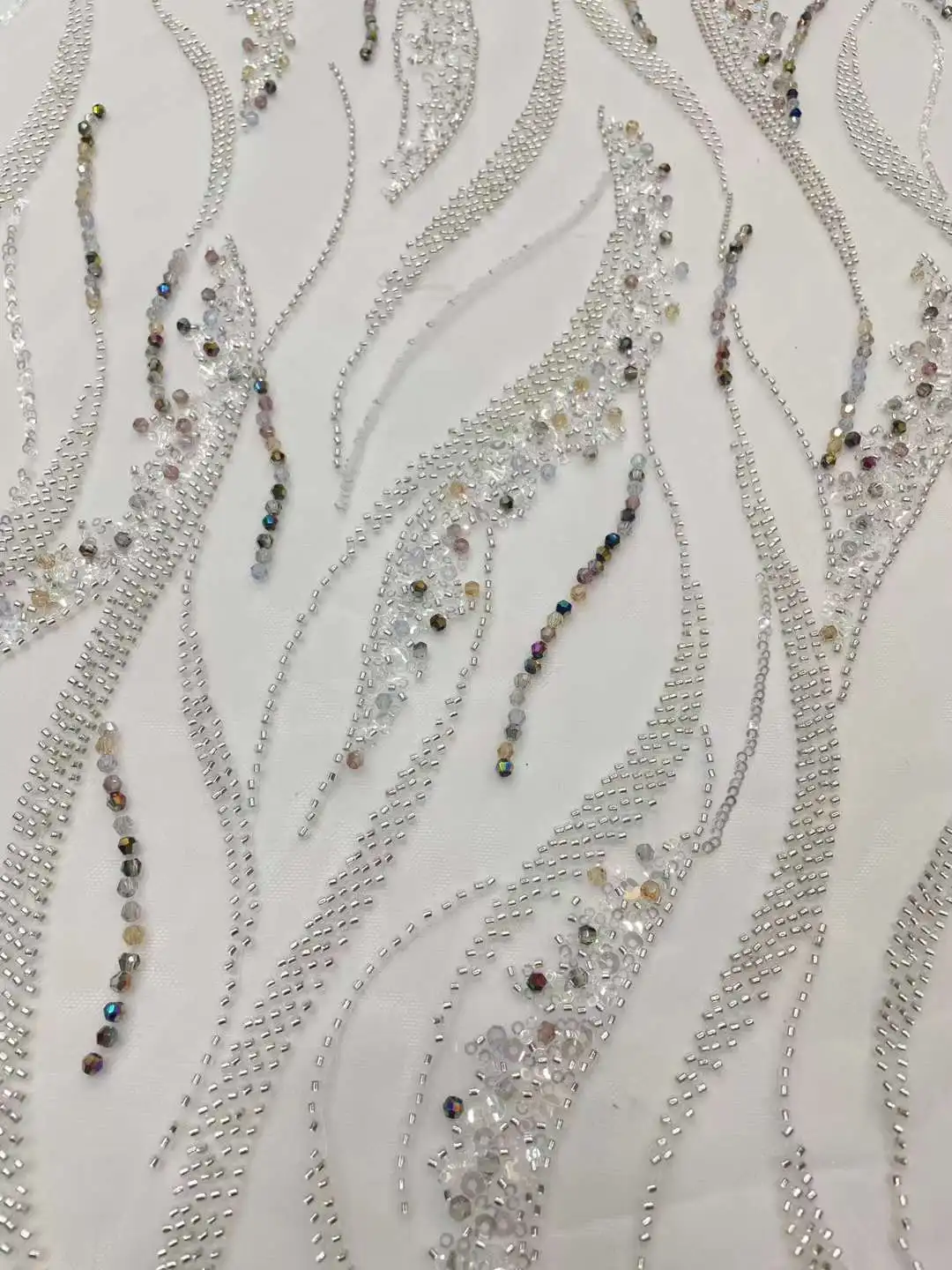 New Arrivals Colorful Crystal Stones Beads Embroidery French Tulle Net African Lace Fabric For Evening Dresses Weddings Party
New Arrivals Colorful Crystal Stones Beads Embroidery French Tulle Net African Lace Fabric For Evening Dresses Weddings Party