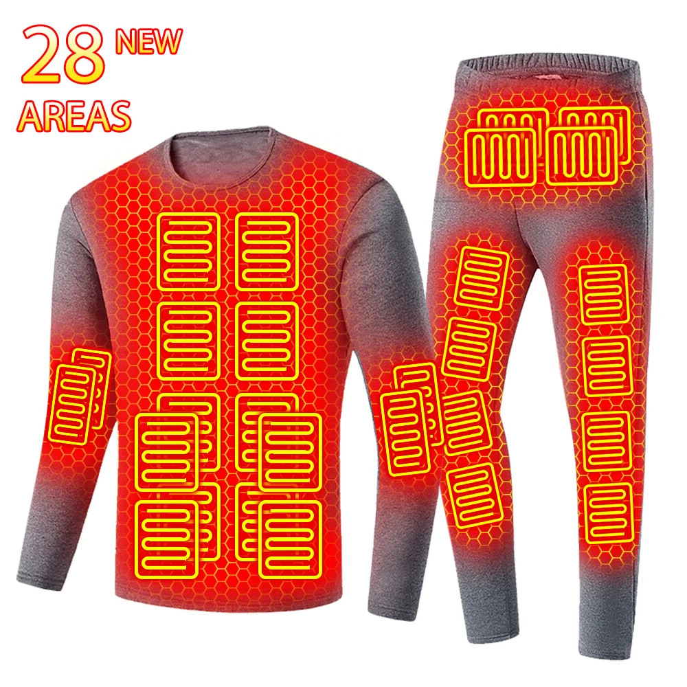 28 Areas Heated Underwear Men Winter Warm Ski Electric Heating Underwear Outdoor Hiking Camping USB Heating Clothes Women
28 Areas Heated Underwear Men Winter Warm Ski Electric Heating Underwear Outdoor Hiking Camping USB Heating Clothes Women
