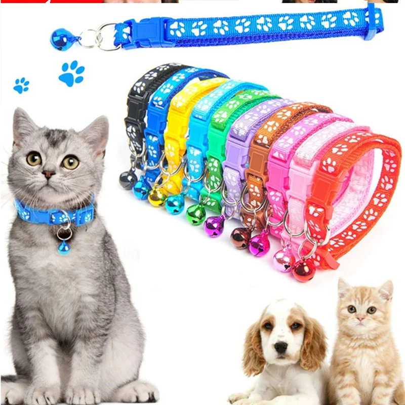 Colorful Cat Collar Cat Necklace Dog Paw Printing Adjustable Collar Tone Footprints Pet Collar Pendant With Bells Pet Supplies
Colorful Cat Collar Cat Necklace Dog Paw Printing Adjustable Collar Tone Footprints Pet Collar Pendant With Bells Pet Supplies