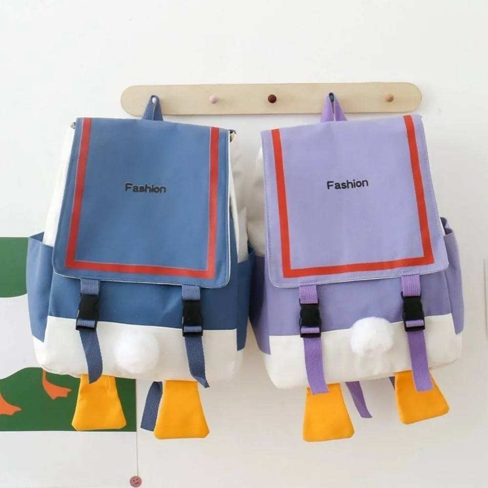 Large Capacity Duck Buttocks Backpack Fashion Adjustable Korean Version Student Backpack Canvas Book Bag Adults
Large Capacity Duck Buttocks Backpack Fashion Adjustable Korean Version Student Backpack Canvas Book Bag Adults