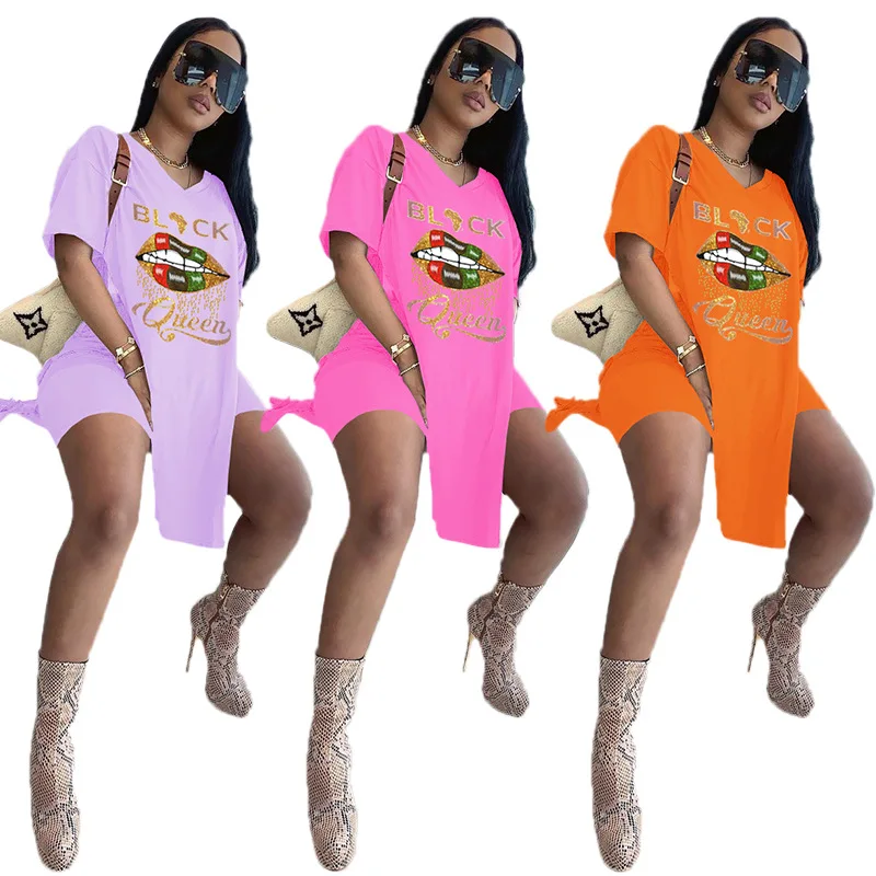 Women Summer Two Piece Sets Outfit Shorts Set 2022 Casual Print T-Shirt Long Top Biker Pants Streetwear Tracksuit
Women Summer Two Piece Sets Outfit Shorts Set 2022 Casual Print T-Shirt Long Top Biker Pants Streetwear Tracksuit