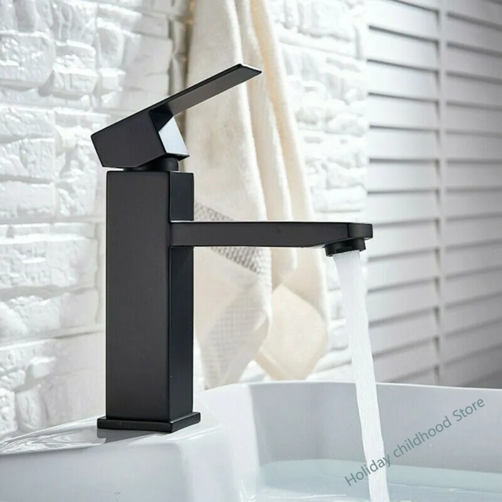 Sink Faucets Waterfall Bathroom Tap Basin Mixer Single Lever Taps Plastic Square Mono Bathroom Faucet Anti-fingerprint
Sink Faucets Waterfall Bathroom Tap Basin Mixer Single Lever Taps Plastic Square Mono Bathroom Faucet Anti-fingerprint