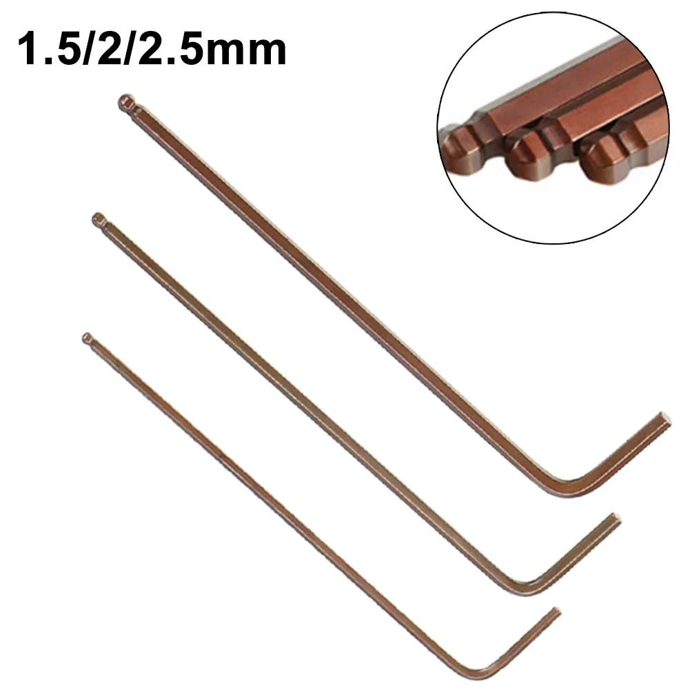 3pcs L Shaped Hex Key Wrench 1.5mm 2mm 2.5mm Hexagon Ball Head Screwdriver Metal S 2 Hexagon Ball Head Screwdriver Hand Tools
3pcs L Shaped Hex Key Wrench 1.5mm 2mm 2.5mm Hexagon Ball Head Screwdriver Metal S 2 Hexagon Ball Head Screwdriver Hand Tools