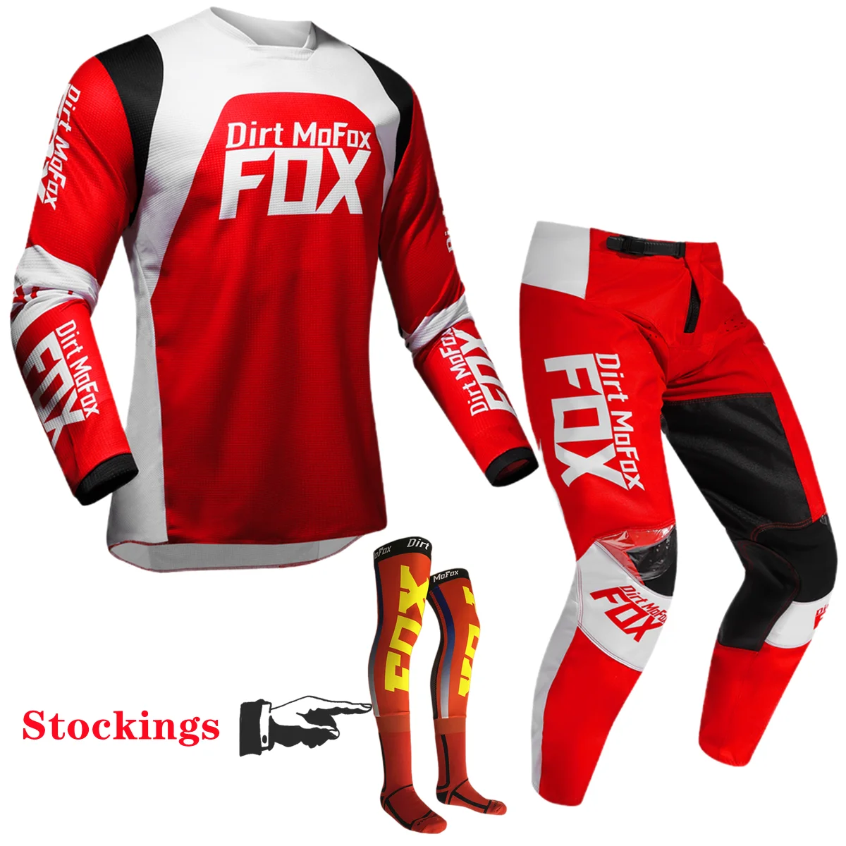

2022 Dirt MoFox 180/360 Motocross Gear Set Jersey Pants MX Combo Moto Enduro ATV Outfit Equipment Dirtbike Suit For Adult