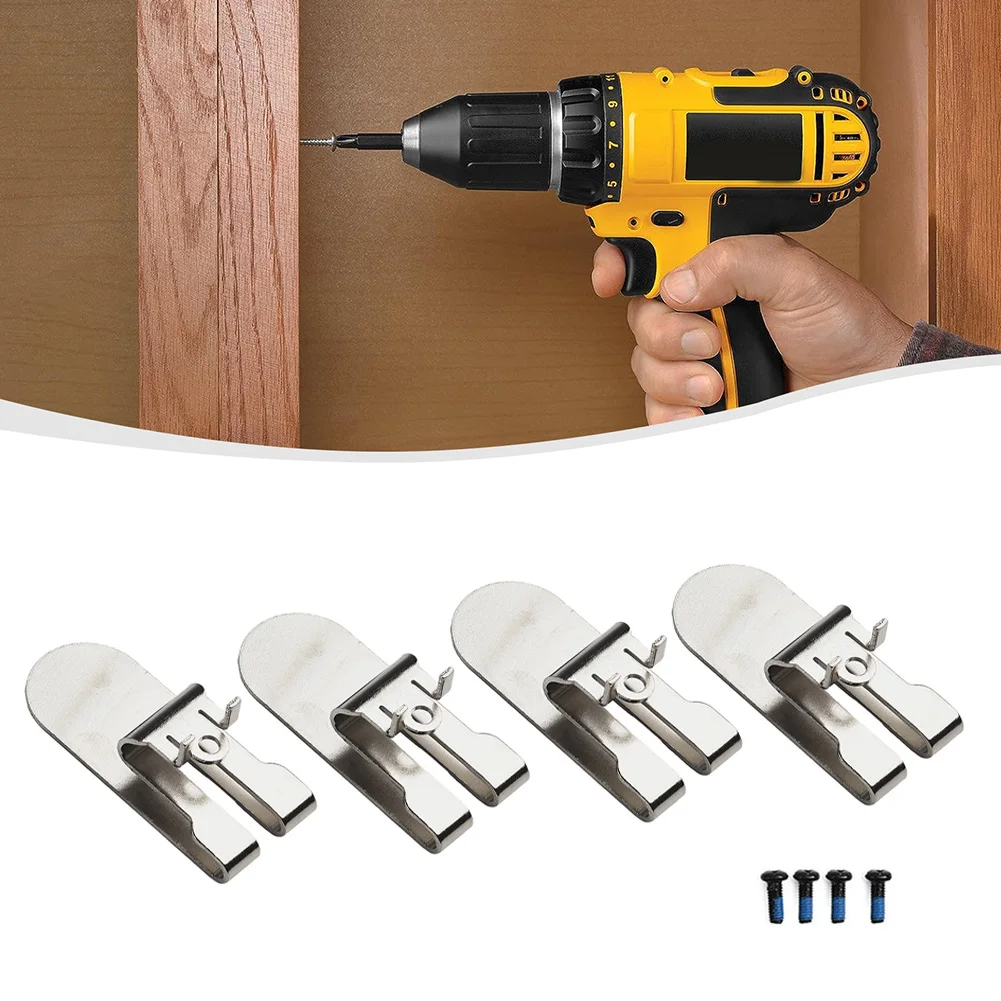 4pcs Belt Clips With Screw For DCF620 DCF620B DCF622 Drywall Screwgun N435687 Belt Hook Clip Kit Power Tools Replacement Parts
4pcs Belt Clips With Screw For DCF620 DCF620B DCF622 Drywall Screwgun N435687 Belt Hook Clip Kit Power Tools Replacement Parts