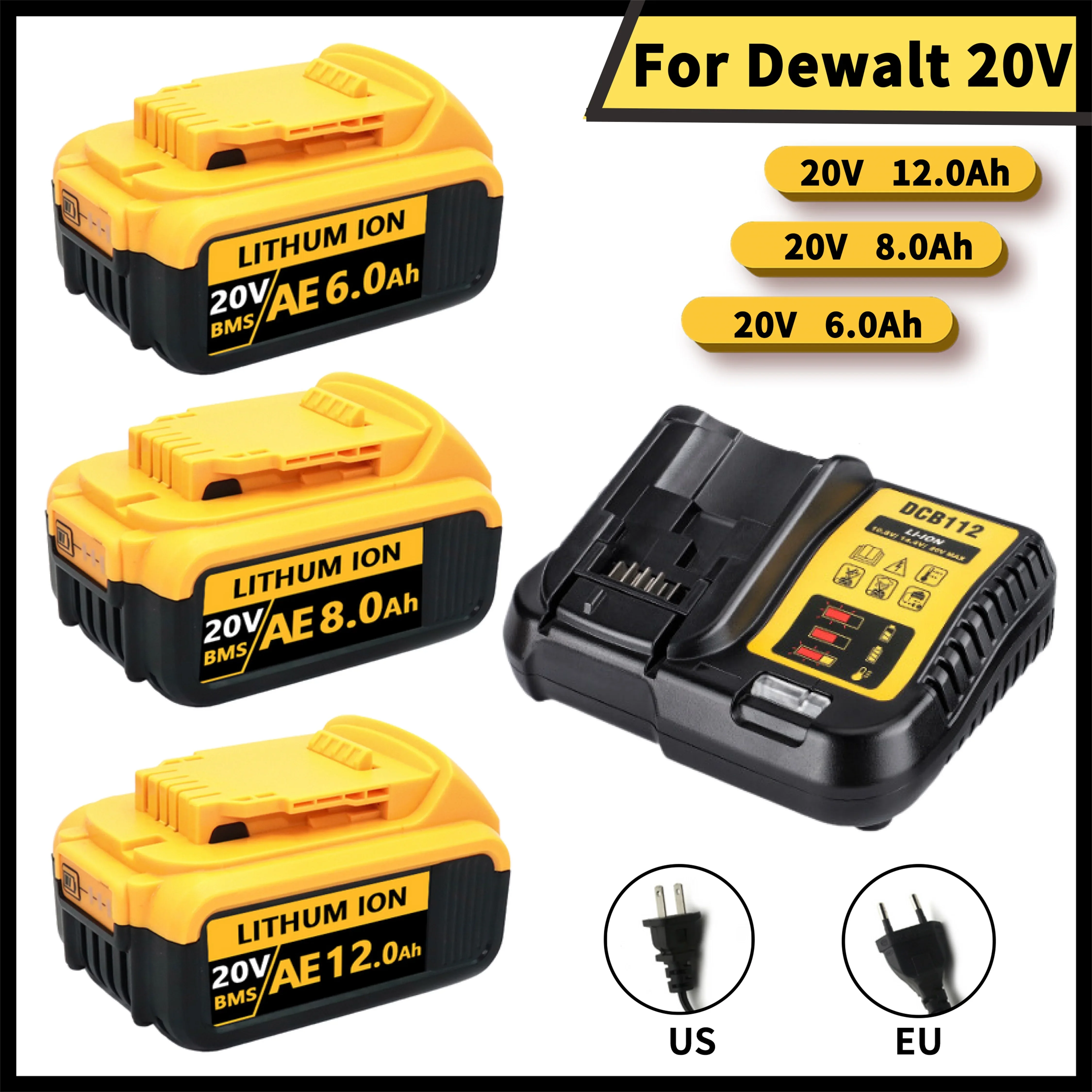 Оригинальный литиевый сменный аккумулятор DCB200 20 в 8000 мАч для Dewalt 18 в DCB184 DCB200 DCB182 DCB180 DCB181 DCB182 DCB201 DCB206
Оригинальный литиевый сменный аккумулятор DCB200 20 в 8000 мАч для Dewalt 18 в DCB184 DCB200 DCB182 DCB180 DCB181 DCB182 DCB201 DCB206