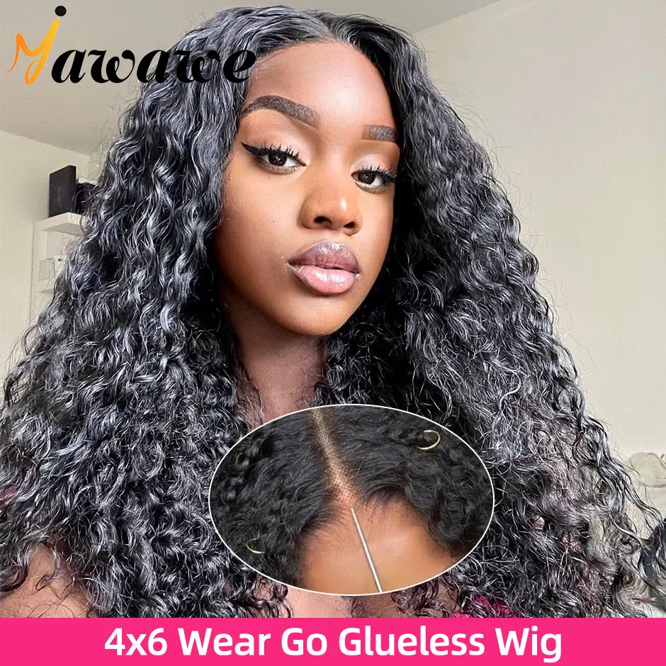 Water Wave Glueless wig human hair ready to wear 6x4 HD Lace Closure Wigs Human Hair Lace Frontal Pre-Cut Lace Glueless Wear Go
Water Wave Glueless wig human hair ready to wear 6x4 HD Lace Closure Wigs Human Hair Lace Frontal Pre-Cut Lace Glueless Wear Go