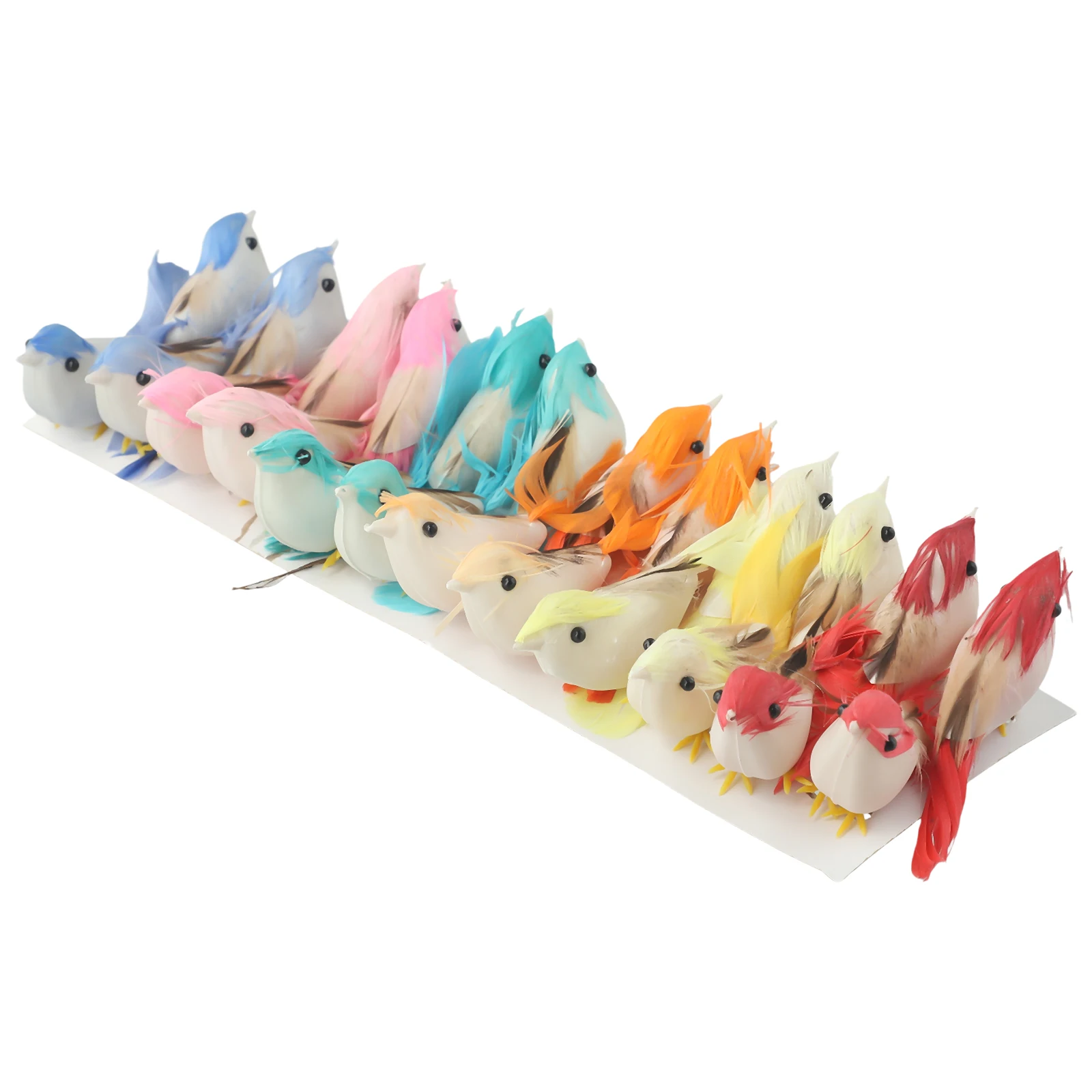 24pcs Simulation Birds Artificial Foam Feather Birds DIY Crafts 10x6cm Ornament Wedding Home Garden Decoration Spare Parts
24pcs Simulation Birds Artificial Foam Feather Birds DIY Crafts 10x6cm Ornament Wedding Home Garden Decoration Spare Parts