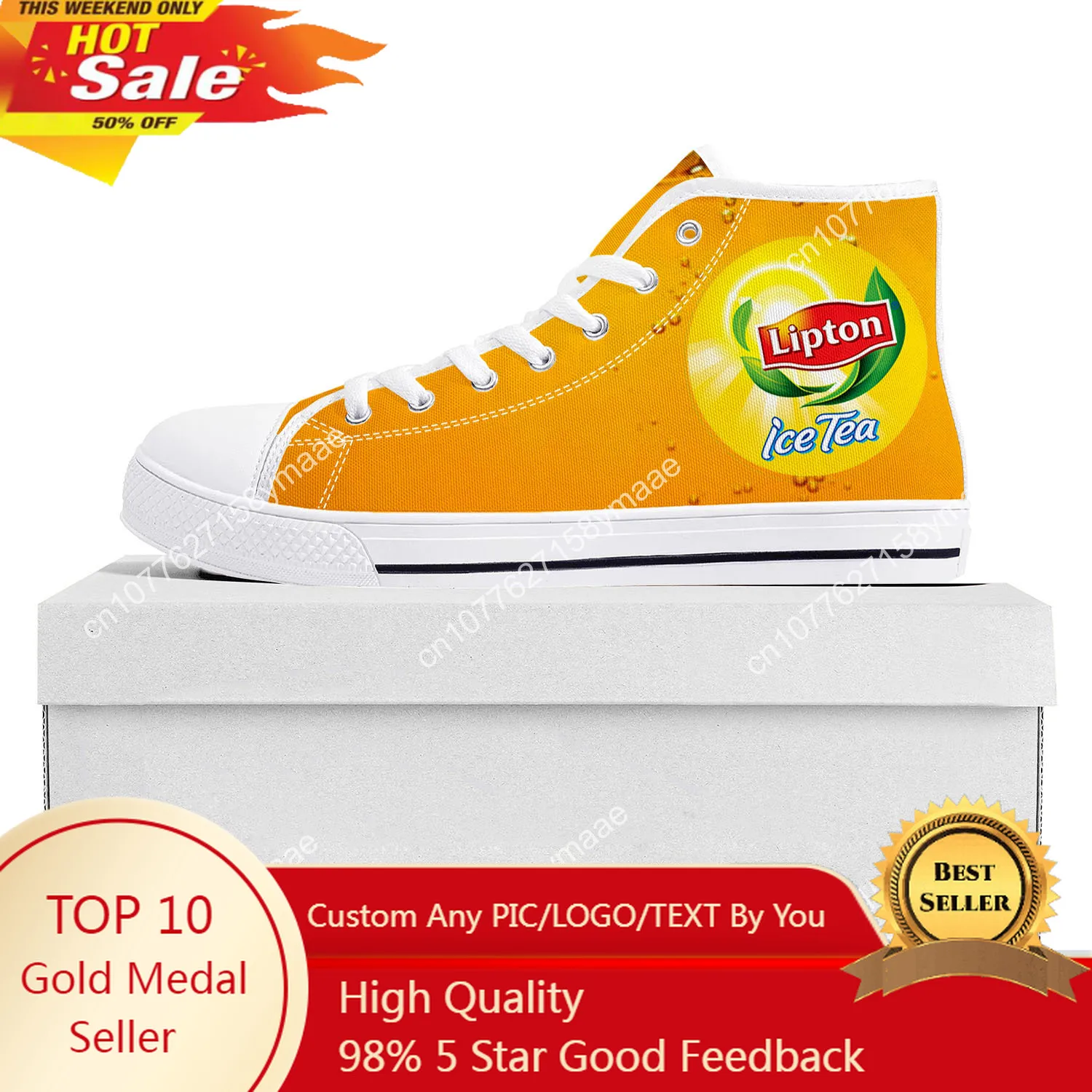 Lipton Iced Tea Drink High Top Sneakers Mens Womens Teenager Canvas High Quality Sneaker Casual Custom Made Shoes Customize Shoe
Lipton Iced Tea Drink High Top Sneakers Mens Womens Teenager Canvas High Quality Sneaker Casual Custom Made Shoes Customize Shoe