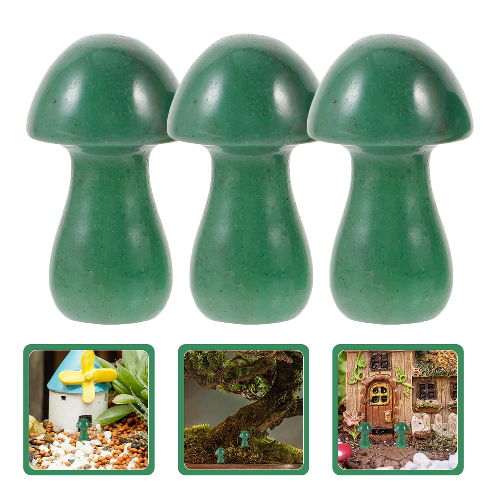 3 Pcs Crystal Mushroom Stone Ornaments Landscaping Adornments Landscape for Flowerpot Shape Plants Decorative
3 Pcs Crystal Mushroom Stone Ornaments Landscaping Adornments Landscape for Flowerpot Shape Plants Decorative