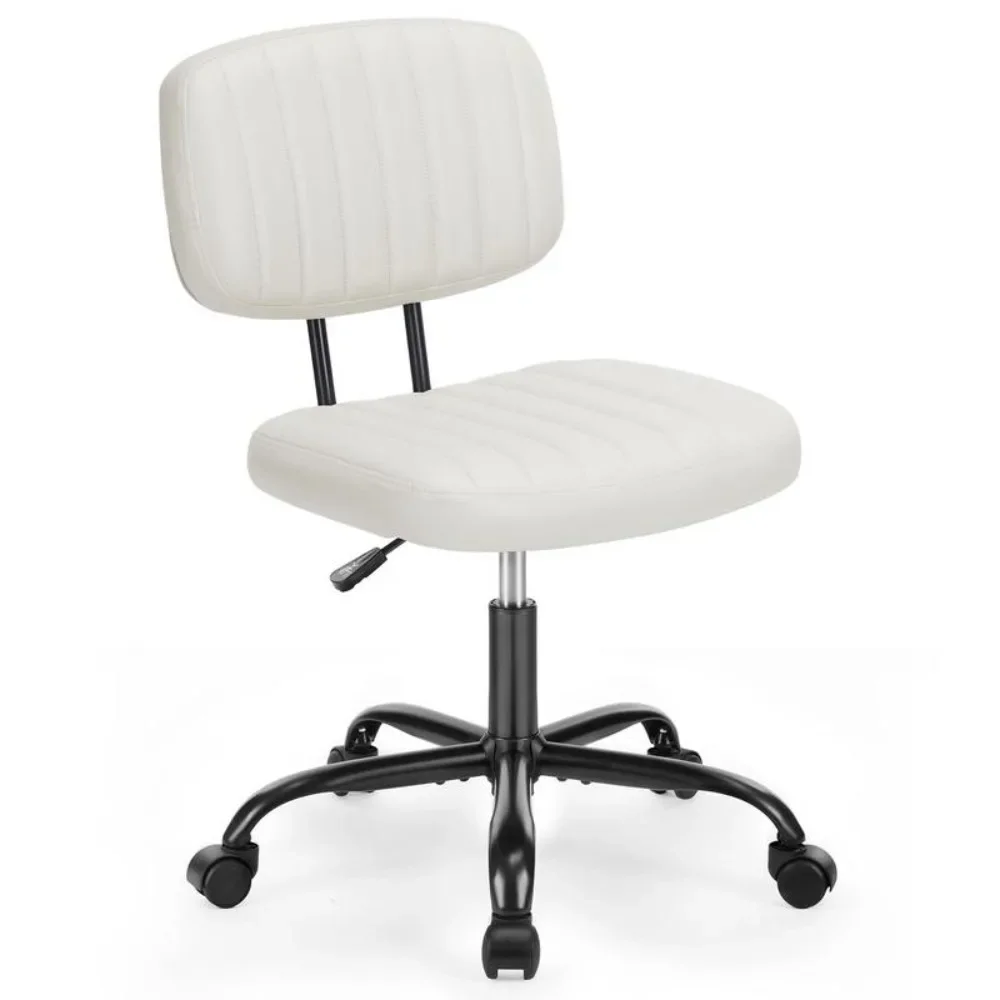 

Эргономичное мягкое хрустящее кресло с низкой спинкой, маленькое офисное кресло для дома с колесами, мебель, мебель