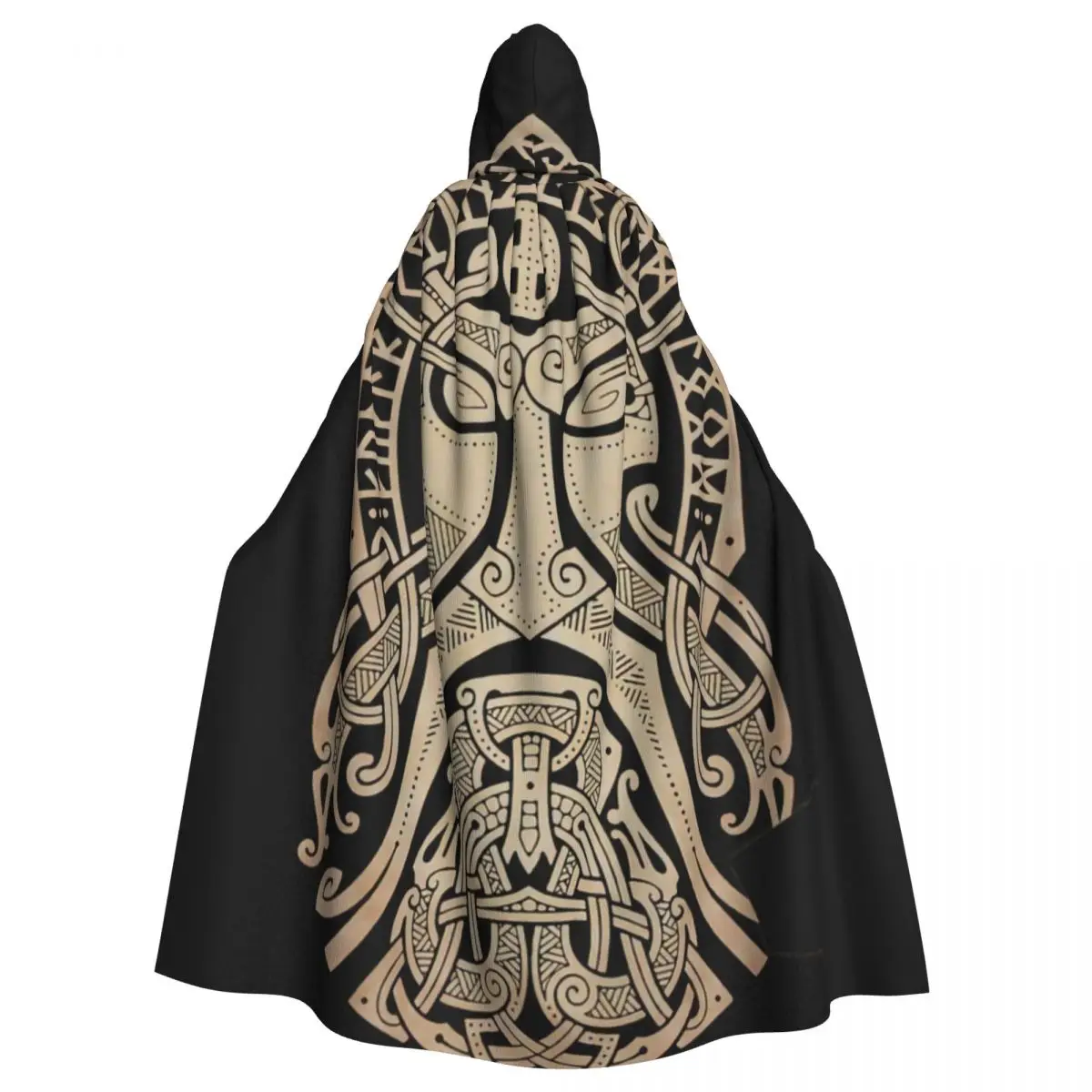 Viking Hooded Cloak Halloween Party Cosplay Woman Men Adult Long Witchcraft Robe Hood
Viking Hooded Cloak Halloween Party Cosplay Woman Men Adult Long Witchcraft Robe Hood