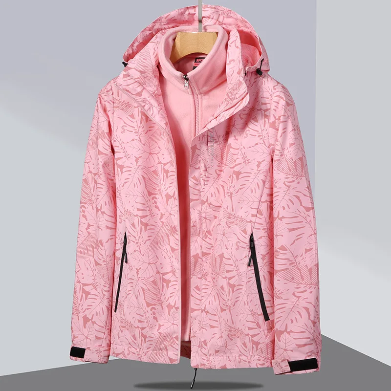 Autumn and winter three-in-one fleece windproof jacket Waterproof hiking jacket cycling jacket Outdoor two-piece set
Autumn and winter three-in-one fleece windproof jacket Waterproof hiking jacket cycling jacket Outdoor two-piece set