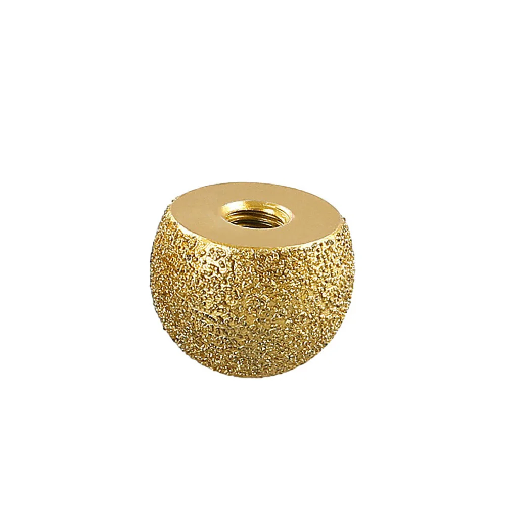 

1Pc Brazed Round Grinding Head Abrasive Tool M10 Thread 30/40/50mm 60grit Electric Grinder Polishing Machine Rotary Tool