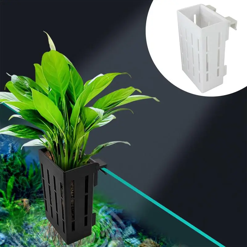 

Hanging Aquarium Plant Holder Aquatic Plant Pot With Hole Aquarium Planter Cups For Emersed Plants Plant Cup