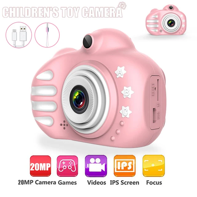 20MP HD New 2.4 inch IPS Screen Mini Digital Camera Toy Camera Cartoon Cute Flash For Kids Birthday Gift Max 32GB
20MP HD New 2.4 inch IPS Screen Mini Digital Camera Toy Camera Cartoon Cute Flash For Kids Birthday Gift Max 32GB