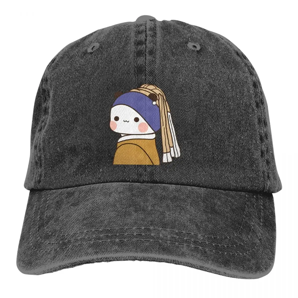 

Pure Color Dad Hats Panda Lover Women's Hat Sun Visor Baseball Caps Milk and Mocha Bubu Dudu Peaked Cap