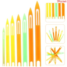 7Pcs/set Fishing Net Needle Repair Net Line Tool Plastic Shuttles Mending Weaving Repair Netting Needle Fishing Nets Accessories
7Pcs/set Fishing Net Needle Repair Net Line Tool Plastic Shuttles Mending Weaving Repair Netting Needle Fishing Nets Accessories