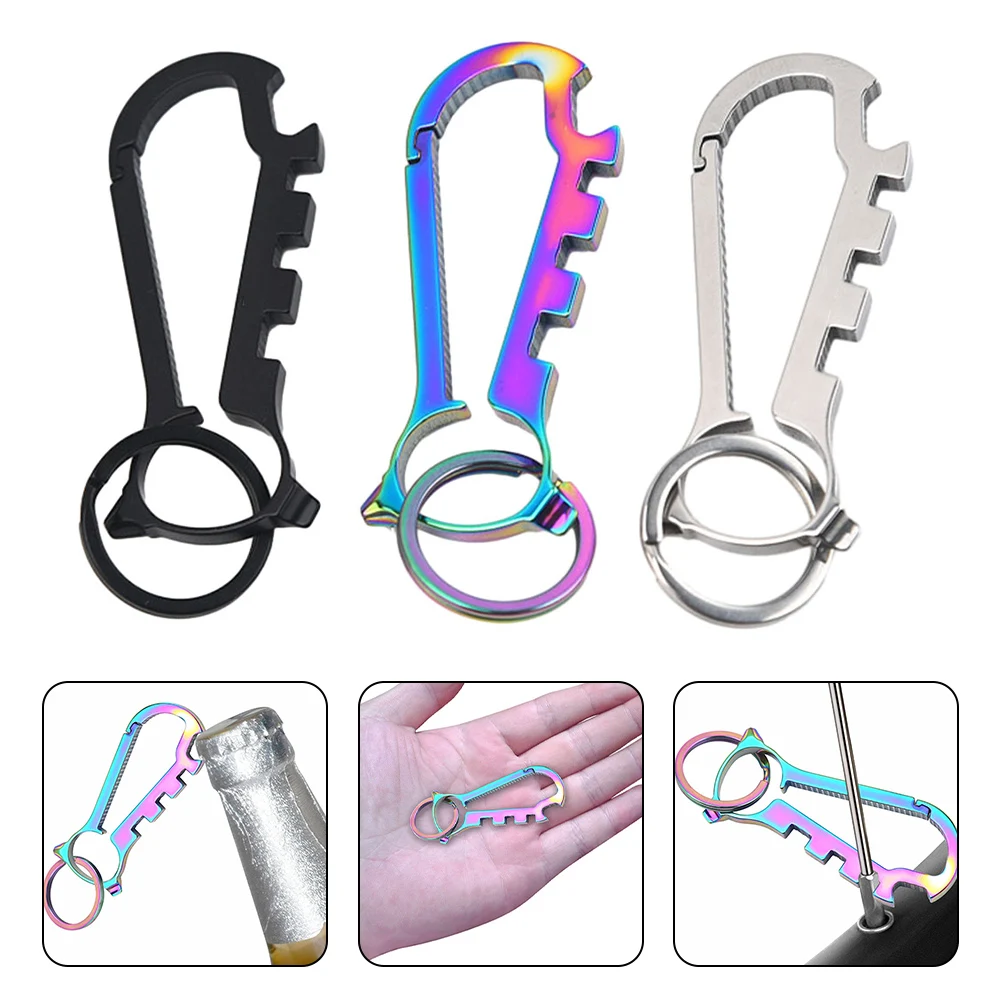 Multifunctional Keychain Camping Bottle Opener Wrench Outdoor Carry Tool Gift Stainless Steel Wrench Key Chain 5.4*2.3*0.37cm
Multifunctional Keychain Camping Bottle Opener Wrench Outdoor Carry Tool Gift Stainless Steel Wrench Key Chain 5.4*2.3*0.37cm