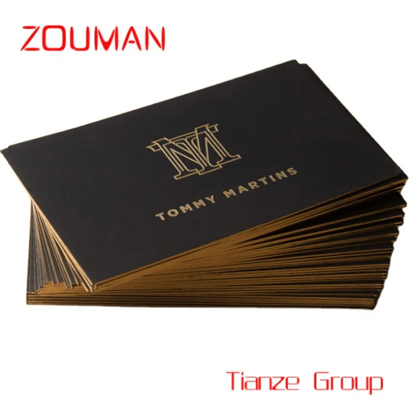 Custom , Wholesale High Quality Black Gold Foil Embossed Stamping Business Card with cheap price
Custom , Wholesale High Quality Black Gold Foil Embossed Stamping Business Card with cheap price