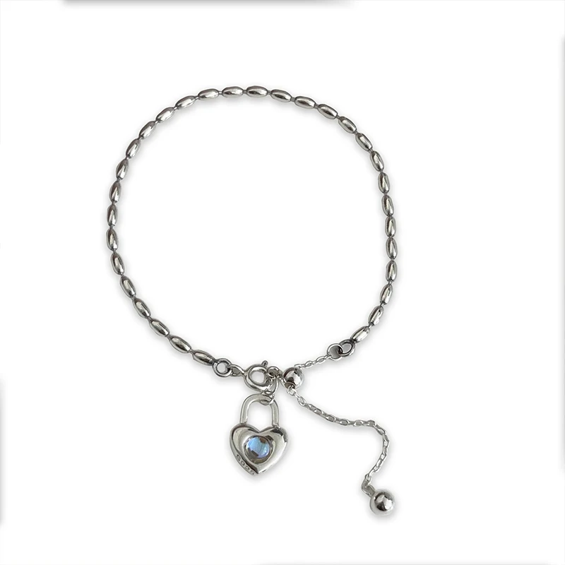S925 Sterling Silver French Small Fragrance Heart Zircon Bracelet, Sweet and Small, Exquisite Design, Ins Style
S925 Sterling Silver French Small Fragrance Heart Zircon Bracelet, Sweet and Small, Exquisite Design, Ins Style