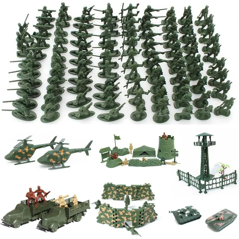 100pcs/set Military Plastic Toy Soldiers Army Men Figures 12 Poses Gift Toy Model Action Figure Toys For Children Boys Gift
100pcs/set Military Plastic Toy Soldiers Army Men Figures 12 Poses Gift Toy Model Action Figure Toys For Children Boys Gift