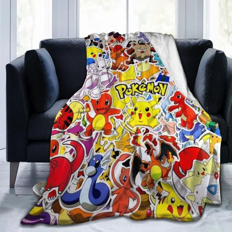 

Cartoon Ultra-Soft Anime Throw Blanket Flannel Fleece ts Cozy Warm for Living Room Couch Bed All Season 60"X50"