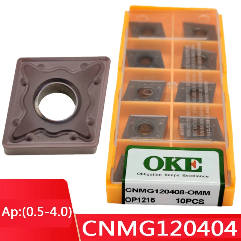 CNMG120404 Chemically Coated Carbide Refined Turning Stainless Steel Titanium Alloy Indexable NC Turning Blade CNMG120408
CNMG120404 Chemically Coated Carbide Refined Turning Stainless Steel Titanium Alloy Indexable NC Turning Blade CNMG120408