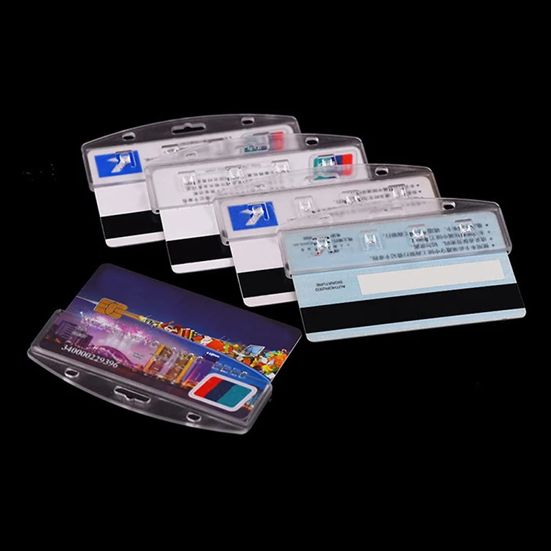 1pc Horizontal Acrylic Plastic Work Card Holders Protector Cover For Bus Cards ID Cards Waterproof Anti Dust Transparent Case
1pc Horizontal Acrylic Plastic Work Card Holders Protector Cover For Bus Cards ID Cards Waterproof Anti Dust Transparent Case