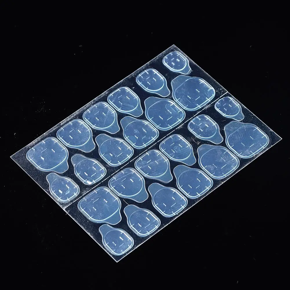 

Double Sided Stickers Jelly Transparent Nail Glue False DIY Tools Adhesive Sided False Nails Jelly Reusable Nail Double Sti Q7R3