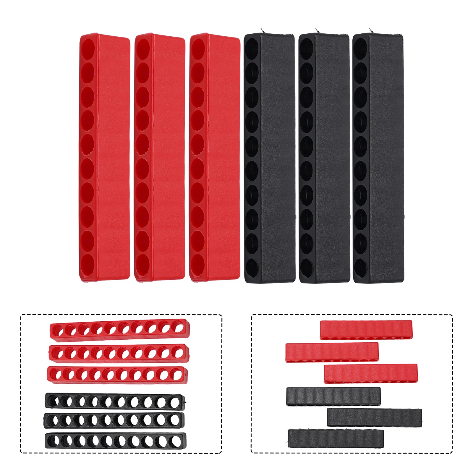 Screwdriver and Drill Bit Storage Solution 6Pcs Pack Plastic Material Organize up to 10 Bits for Easy Retrieval
Screwdriver and Drill Bit Storage Solution 6Pcs Pack Plastic Material Organize up to 10 Bits for Easy Retrieval