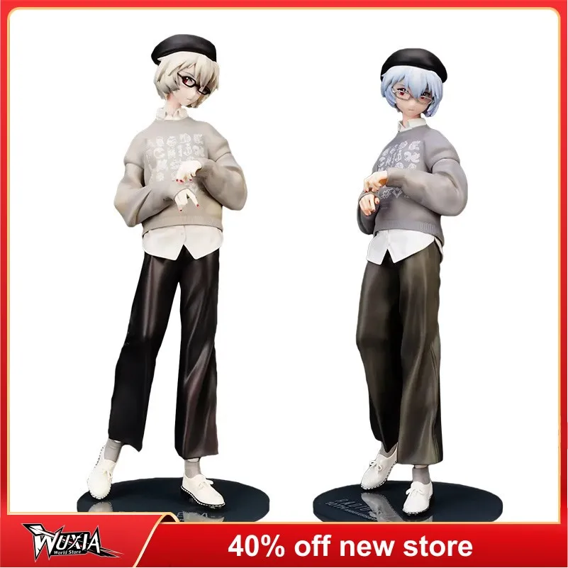 

24cm NEON GENESIS EVANGELION Figure Ayanami Rei Anime Figure Kawaii Beauty Girl Manga Model Collection Doll Display Gift Kid Toy