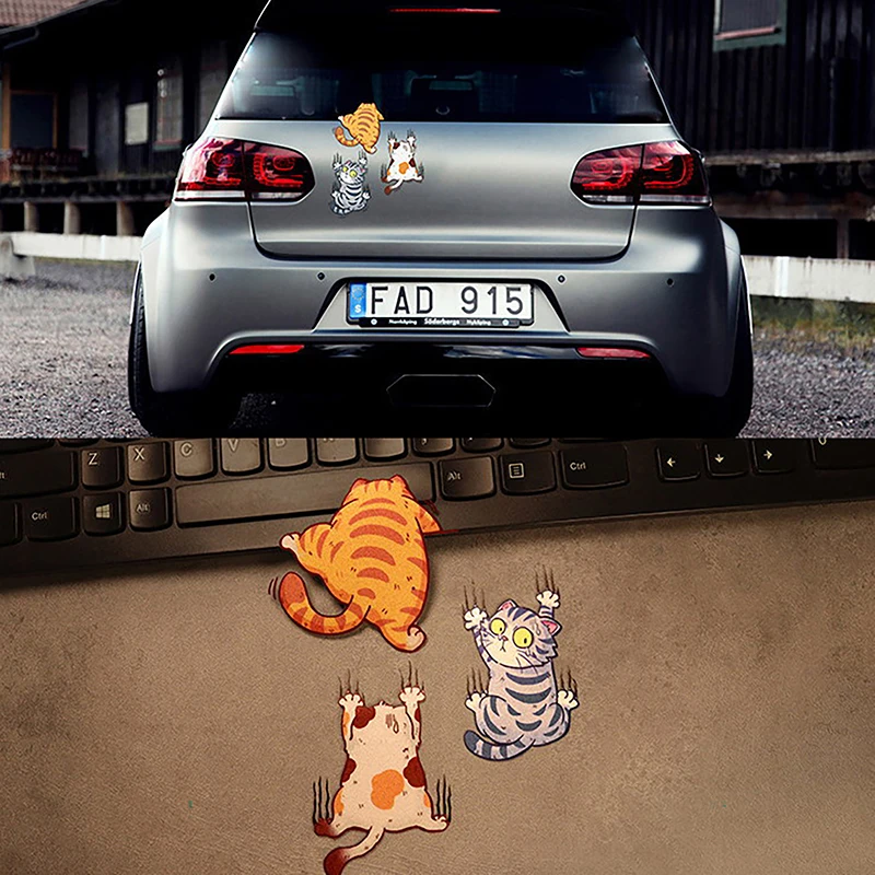 3pcs Funny Pet Cat Car Sticker Climbing Cats Animal Styling Stickers Decoration Car Body Creative Decals Decor Accessories
3pcs Funny Pet Cat Car Sticker Climbing Cats Animal Styling Stickers Decoration Car Body Creative Decals Decor Accessories