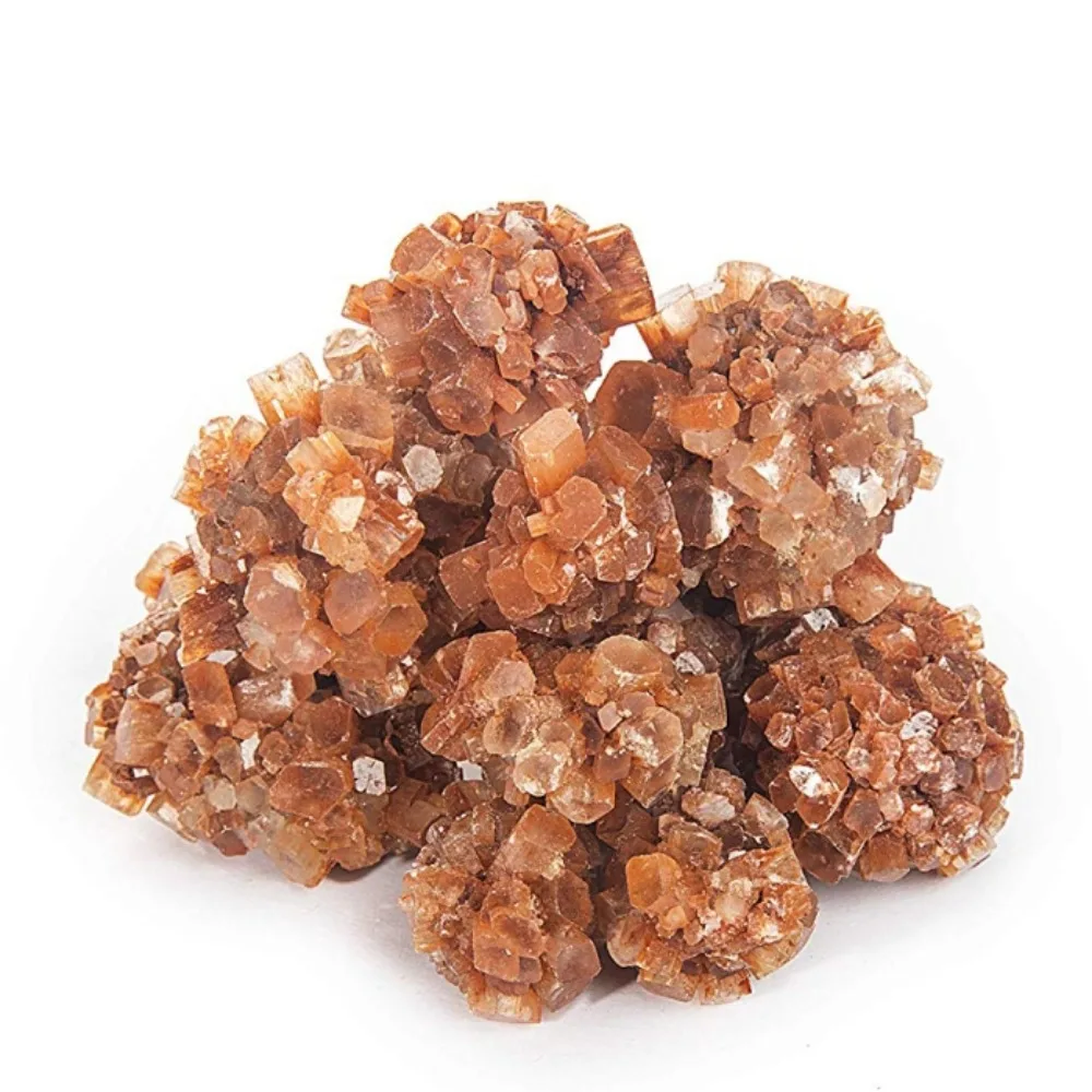 

New Natural Rare Orange Aragonite Quartz Mineral Crystal Cluster Shape Rough Stone Nepheline Specimen Healing Home Decor