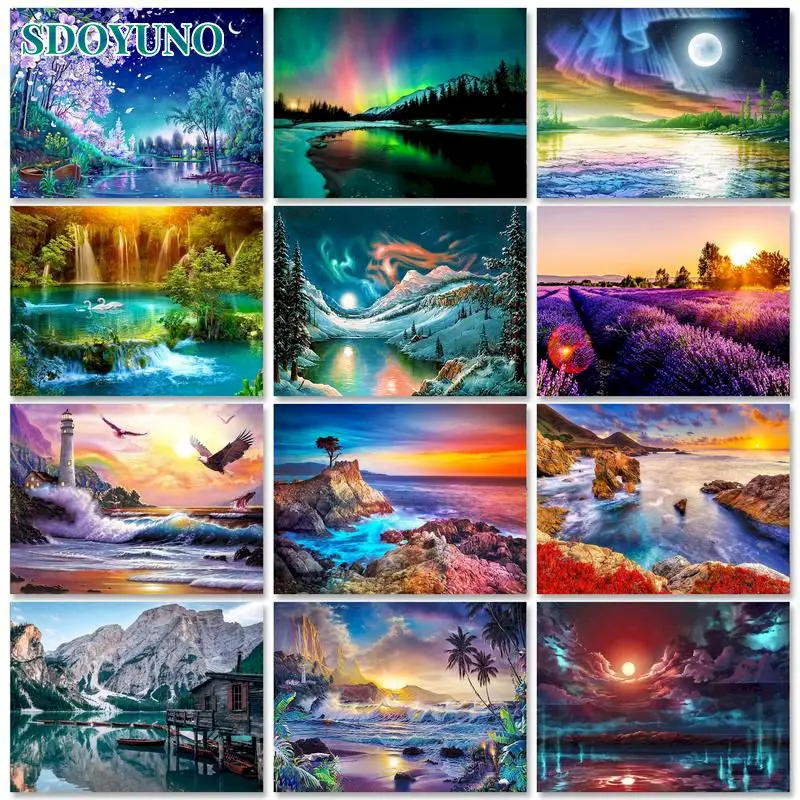 SDOYUNO Interior Painting by numbers Handpainted Canvas painting Scenery Drawing by numbers Artwork Home decor
SDOYUNO Interior Painting by numbers Handpainted Canvas painting Scenery Drawing by numbers Artwork Home decor