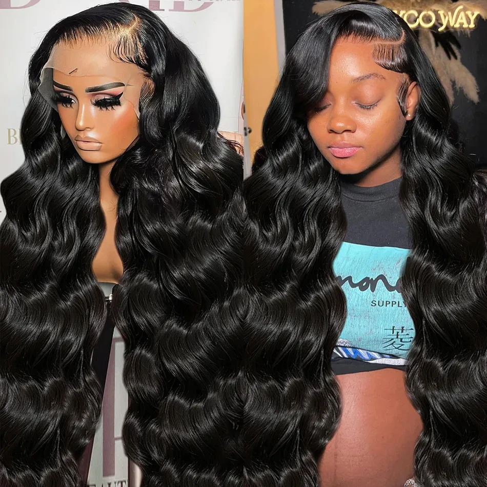 

13x4 13x6 Body Wave Lace Front Human Hair Wigs Pre Plucked Water Wave Lace Frontal Wig 4x4 Glueless Wigs Ready To Wear Go