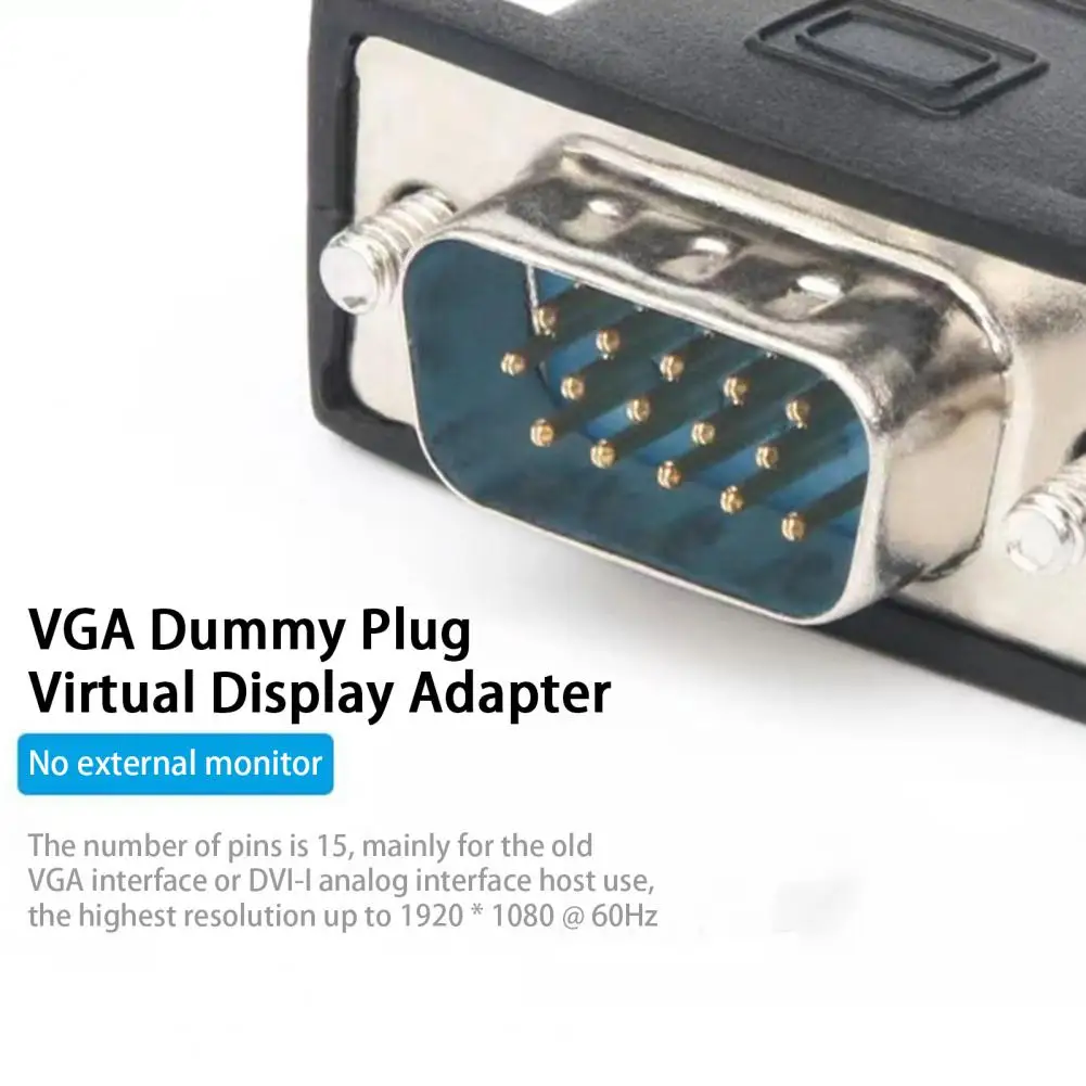 VGA Display Emulator Professional Remote Control Plug And Play Computer Accessories Converter VGA Virtual Display
VGA Display Emulator Professional Remote Control Plug And Play Computer Accessories Converter VGA Virtual Display