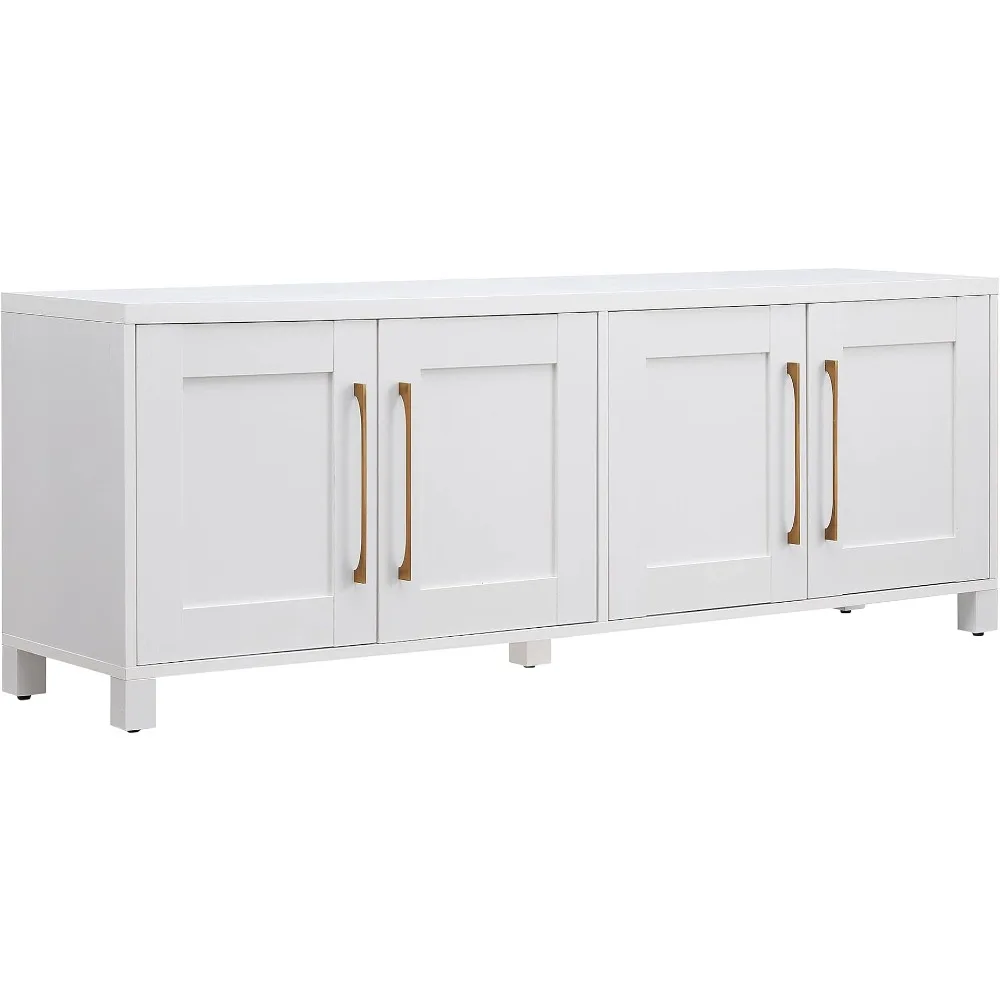 TV cabinet, rectangular TV stand, suitable for 80 "white TV, living room TV stand
TV cabinet, rectangular TV stand, suitable for 80 "white TV, living room TV stand