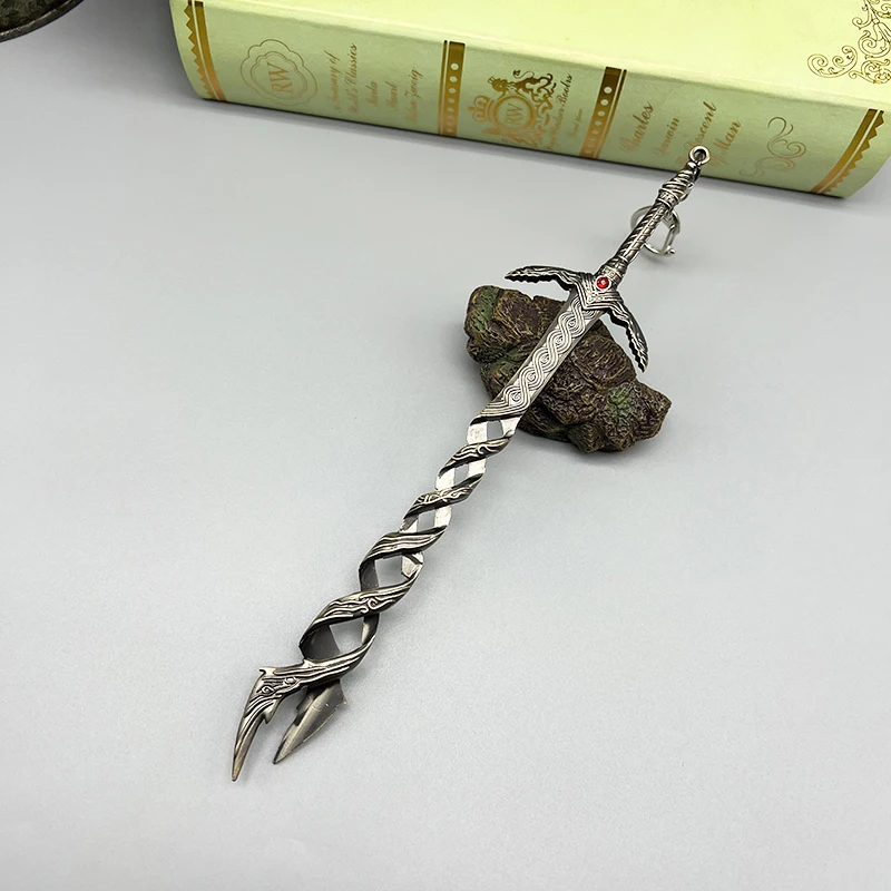 22cm Godslayer's Greatsword Game Merchandise 1:6 Metal Weapon Models Keychain Home Ornament Crafts Collection Equipment Toys Boy
22cm Godslayer's Greatsword Game Merchandise 1:6 Metal Weapon Models Keychain Home Ornament Crafts Collection Equipment Toys Boy