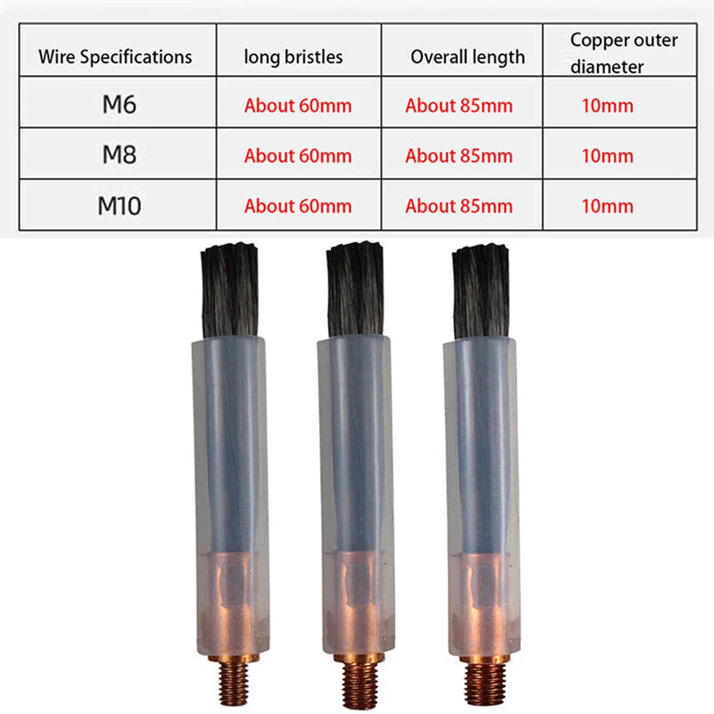 1pc Cleaning Tool Brush Weldseam Carbon Fiber Copper M10 M8 MAG Remove Temper Color WIG Weld Cleaner Brush Pickling
1pc Cleaning Tool Brush Weldseam Carbon Fiber Copper M10 M8 MAG Remove Temper Color WIG Weld Cleaner Brush Pickling