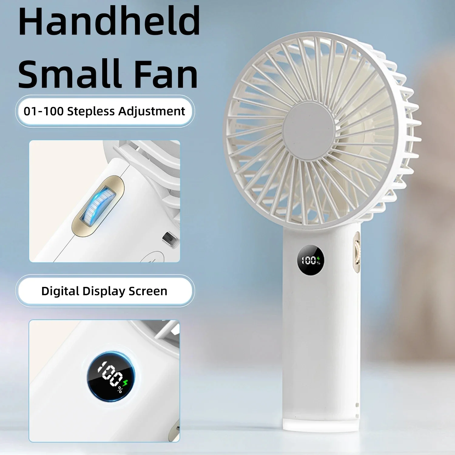 Handheld Small Fan Cooler Portable Small Usb Charging Fan Mini Silent Charging Desk Dormitory Office Student Gifts Long Enduranc
Handheld Small Fan Cooler Portable Small Usb Charging Fan Mini Silent Charging Desk Dormitory Office Student Gifts Long Enduranc