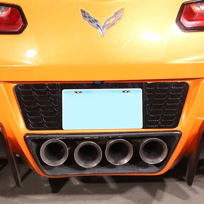 For Chevrolet Corvette C7 2014-2019 Aluminium Alloy Black Car Rear License Plate Panel Sticker Car Accessories
For Chevrolet Corvette C7 2014-2019 Aluminium Alloy Black Car Rear License Plate Panel Sticker Car Accessories