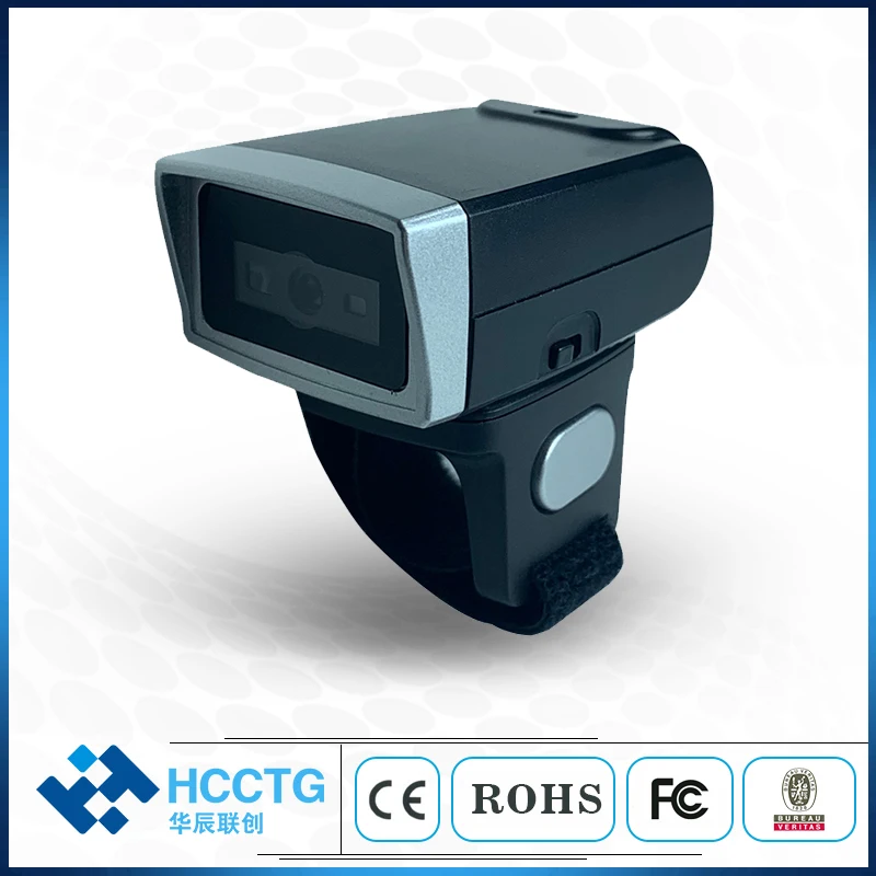 

Wireless CMOS Small Wearable 2D 2.4G / Blue Tooth Ring Barcode Scanner(HS-S03ER)