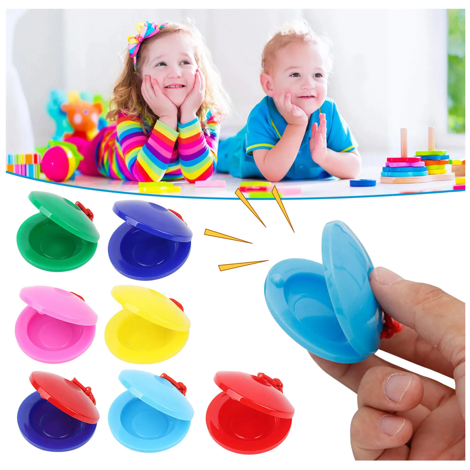 Kids Girls For Kids Toy Held Percussion Educational Hand Ringboard Castanet Finger Plastic Musical Instrument Letter Sounds
Kids Girls For Kids Toy Held Percussion Educational Hand Ringboard Castanet Finger Plastic Musical Instrument Letter Sounds