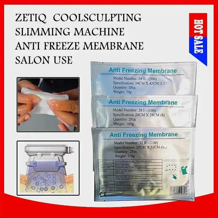 

Accessories Parts Fat Freezing Anti Freezing Membranes Pads Etgiii 2 Sizes 28X28Cm 34X42Cm For Home Salon Membrane