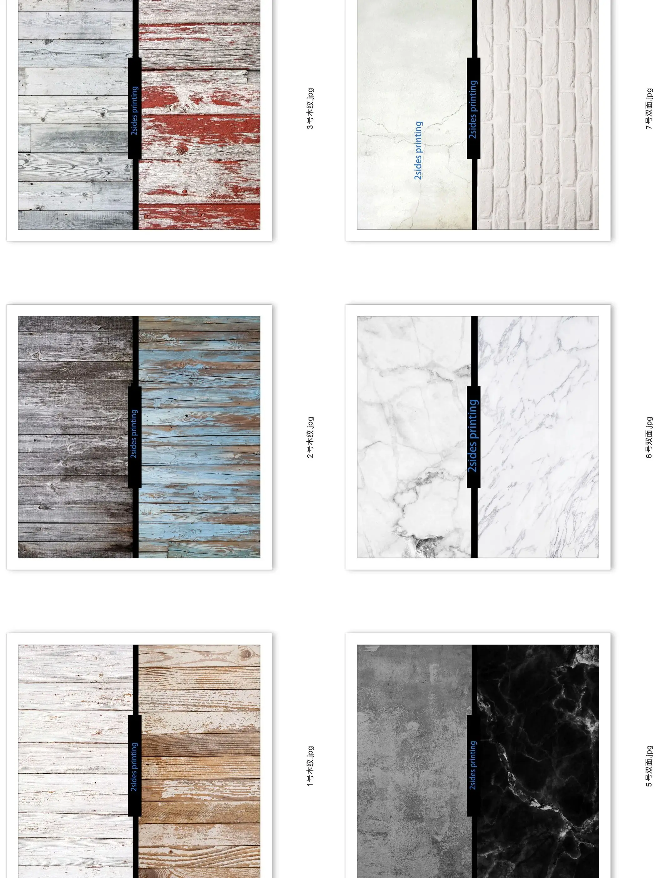 6pcs/lot Photo Backgrounds 57X87cm PVC Photography 2sides Printing Waterproof Backdrops for Studio Camera 6pcsa2
6pcs/lot Photo Backgrounds 57X87cm PVC Photography 2sides Printing Waterproof Backdrops for Studio Camera 6pcsa2