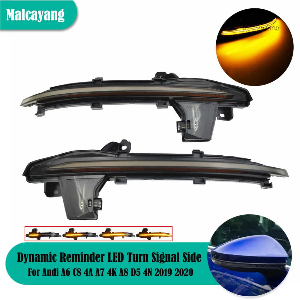 2pcs NEW LED Dynamic Turn Signal Light Side Wing Mirror Indicator Flashing Sequential For Audi A6 C8 4A A7 4K A8 D5 4N
2pcs NEW LED Dynamic Turn Signal Light Side Wing Mirror Indicator Flashing Sequential For Audi A6 C8 4A A7 4K A8 D5 4N